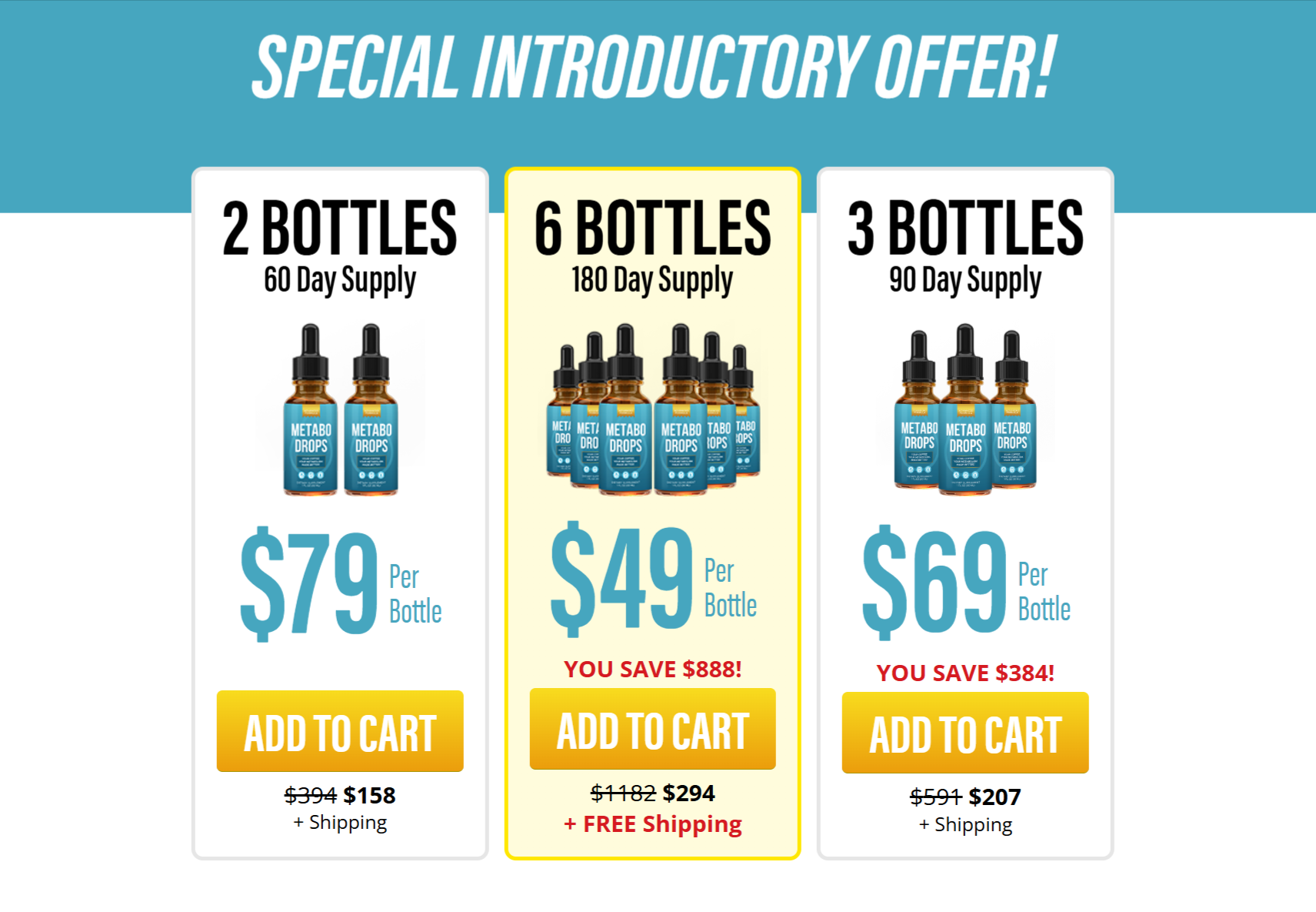 Metabo Drops price promotion for metabolism-boosting drops